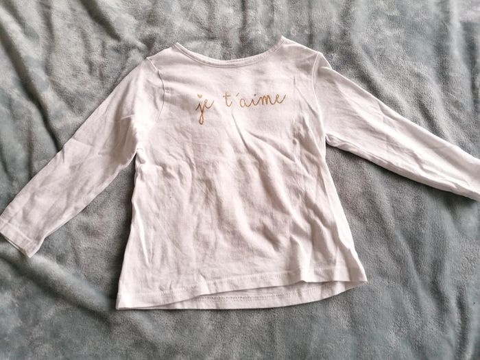 T-shirt blanc kiabi 18 mois