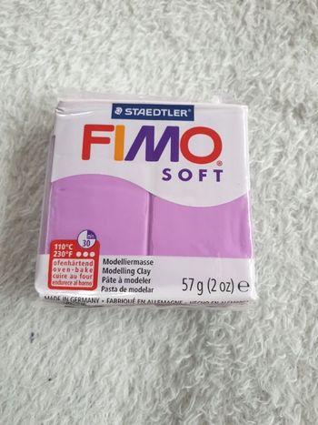 Pate a modeler Fimo Lavande