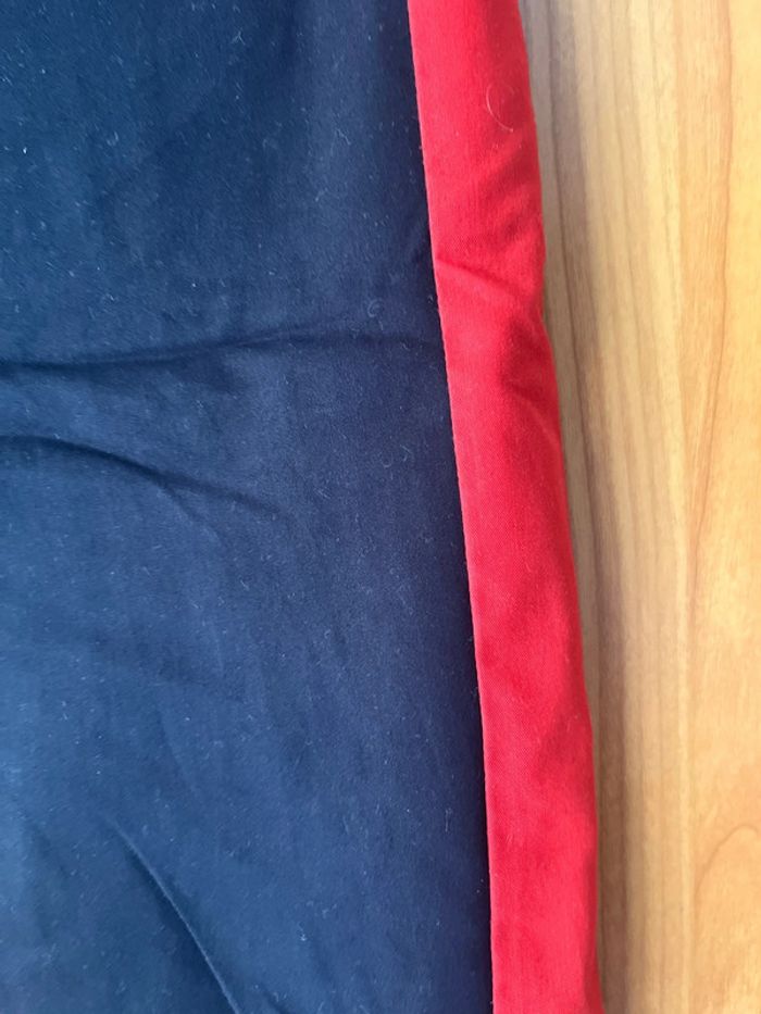 Pantalon à pince noir et rouge Zara 38 - photo numéro 3