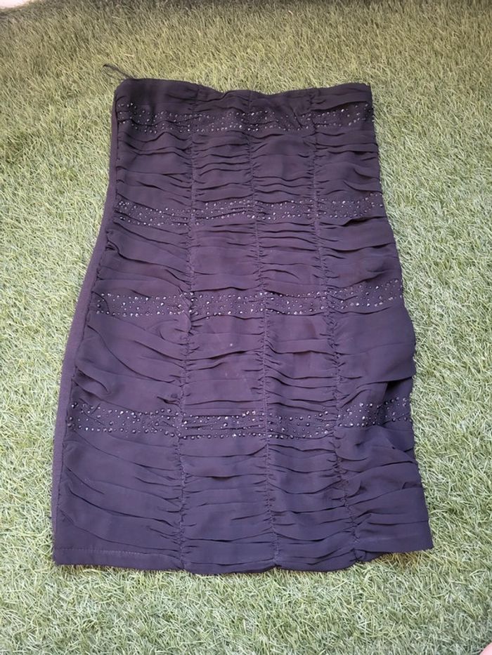 Robe bustier noir 40