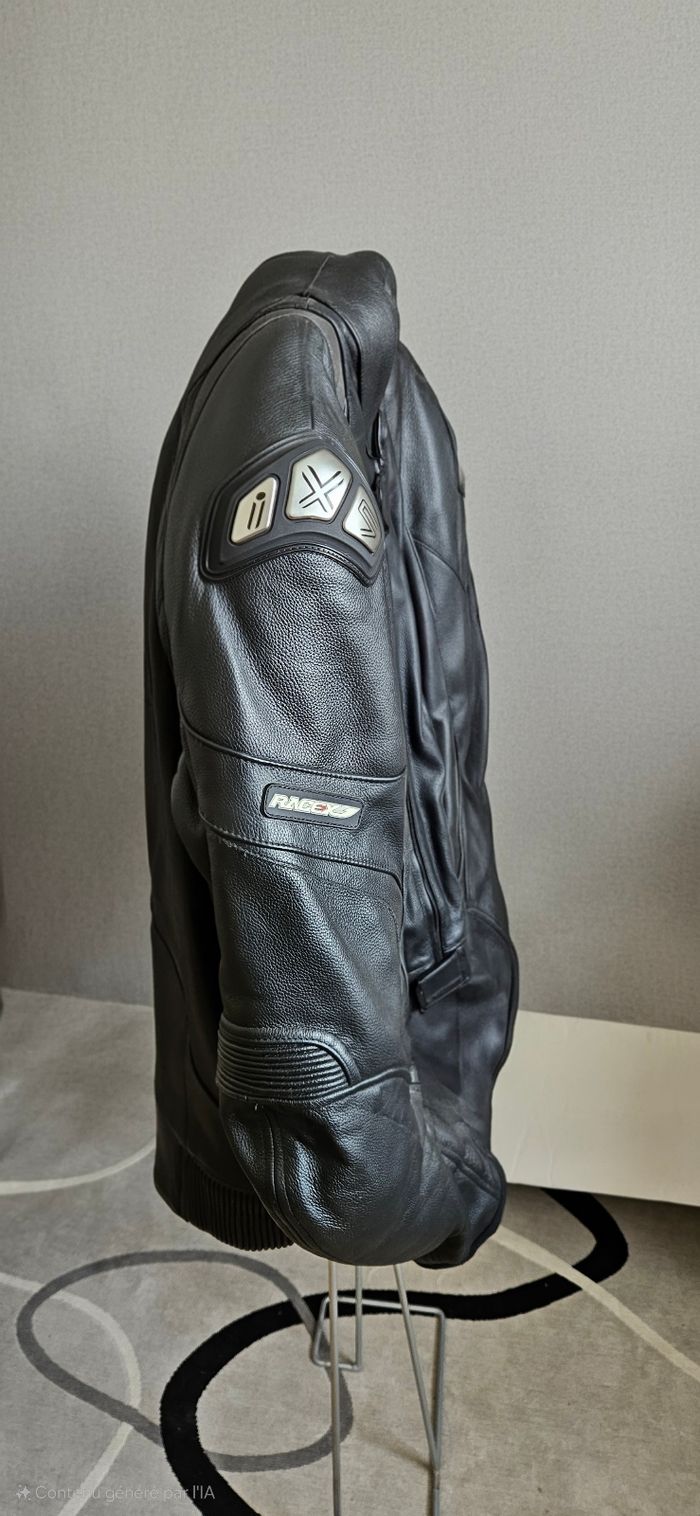 Blouson moto cuir - photo numéro 4
