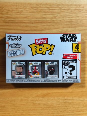 Boîte 4 Bitty Pop! - Star Wars (Moff Gideon, Stormtrooper, Dark Trooper)