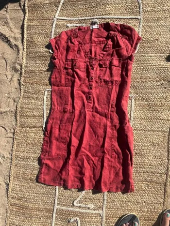 Robe terracotta