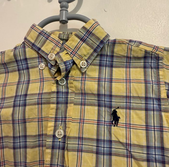 Chemise à carreaux garçon Ralph Lauren 18 mois - photo numéro 2