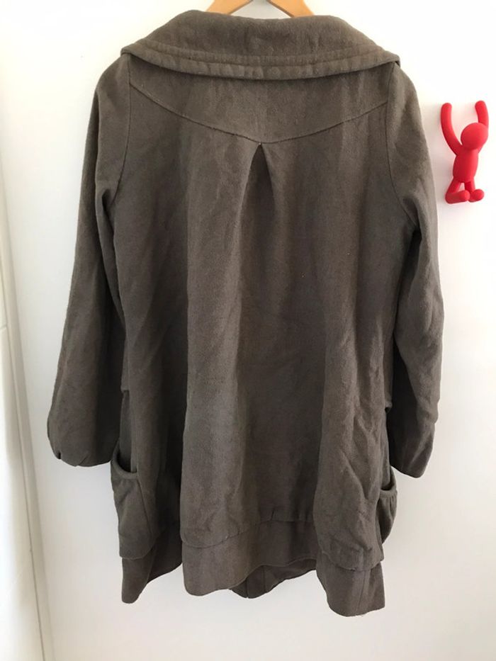 Manteau hiver  marron taille L - photo numéro 2