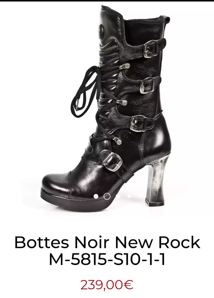 Botte new rock neuve - photo numéro 2