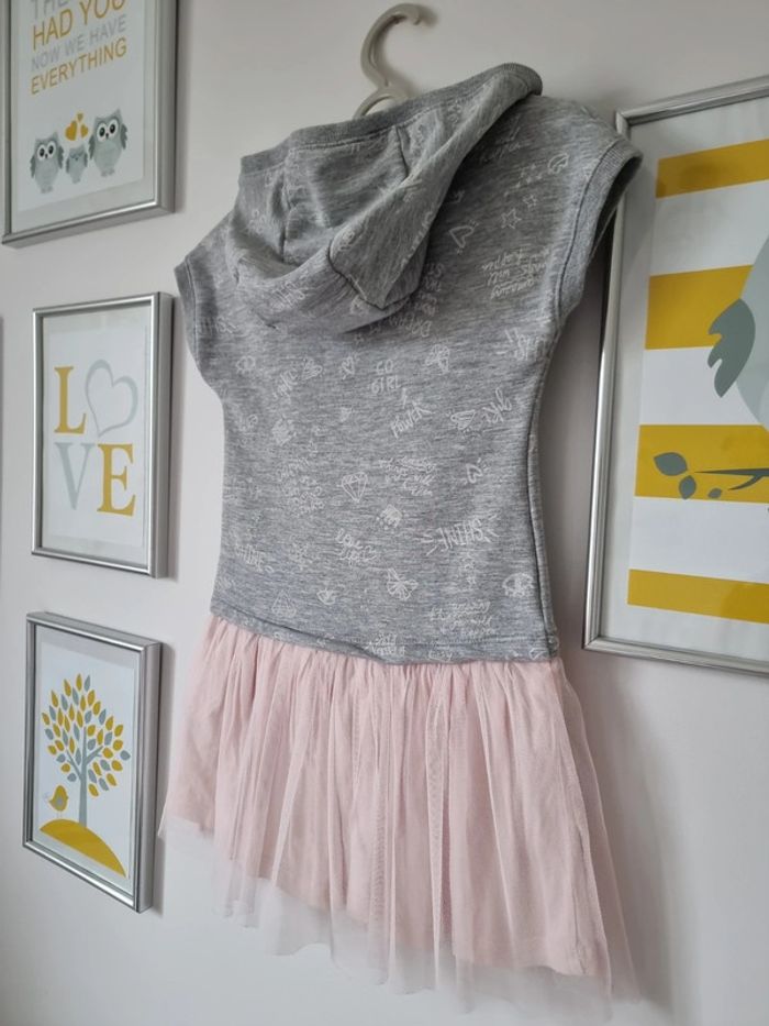 Robe orchestra taille 3ans bi matière, tulle - photo numéro 6