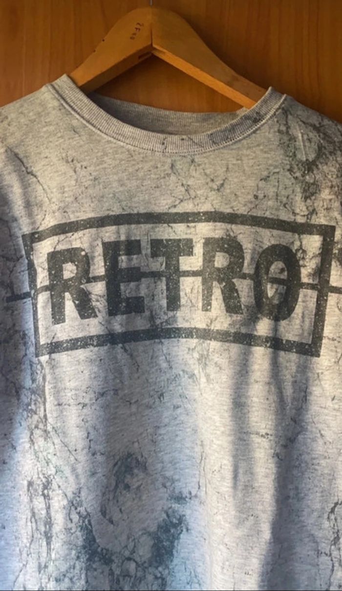 Sweat effet marbré M avec inscription - photo numéro 2