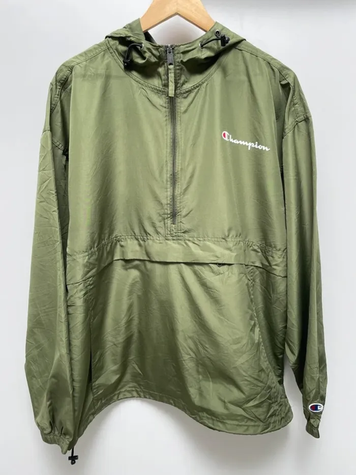 Half Zip Champion Kaki Mens XL