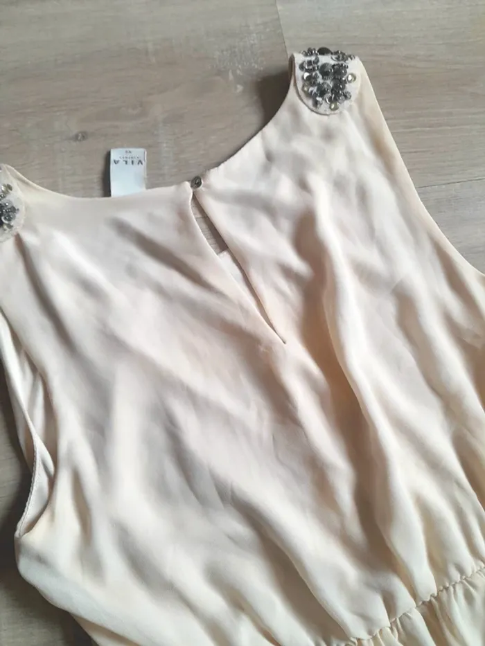 Robe blanche crème chic - photo numéro 3