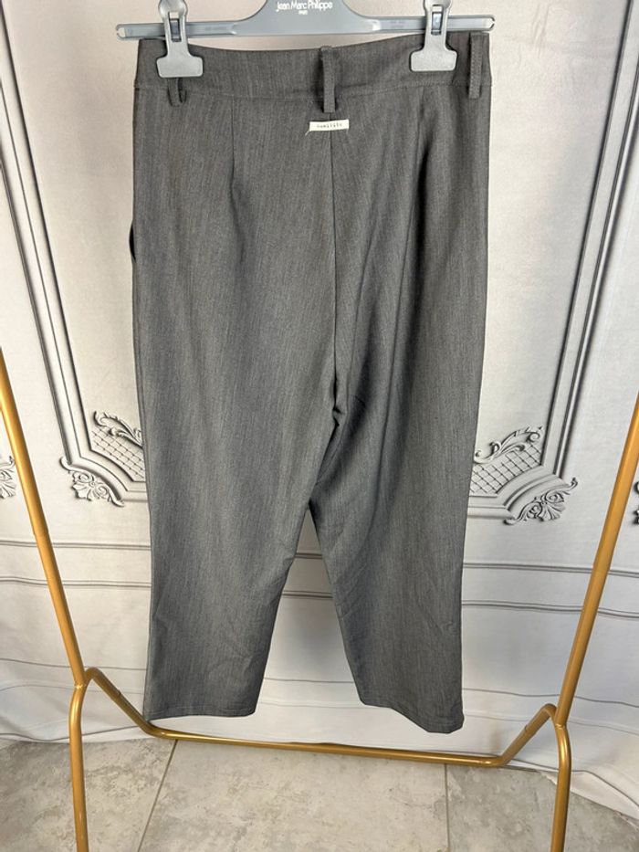 Pantalon tailleur gris taille haute Humility 34 neuf - photo numéro 5
