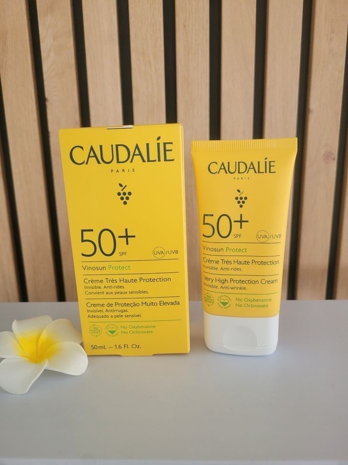 ☀️ Caudalie vinosun protect crème solaire spf50 50ml - photo numéro 1