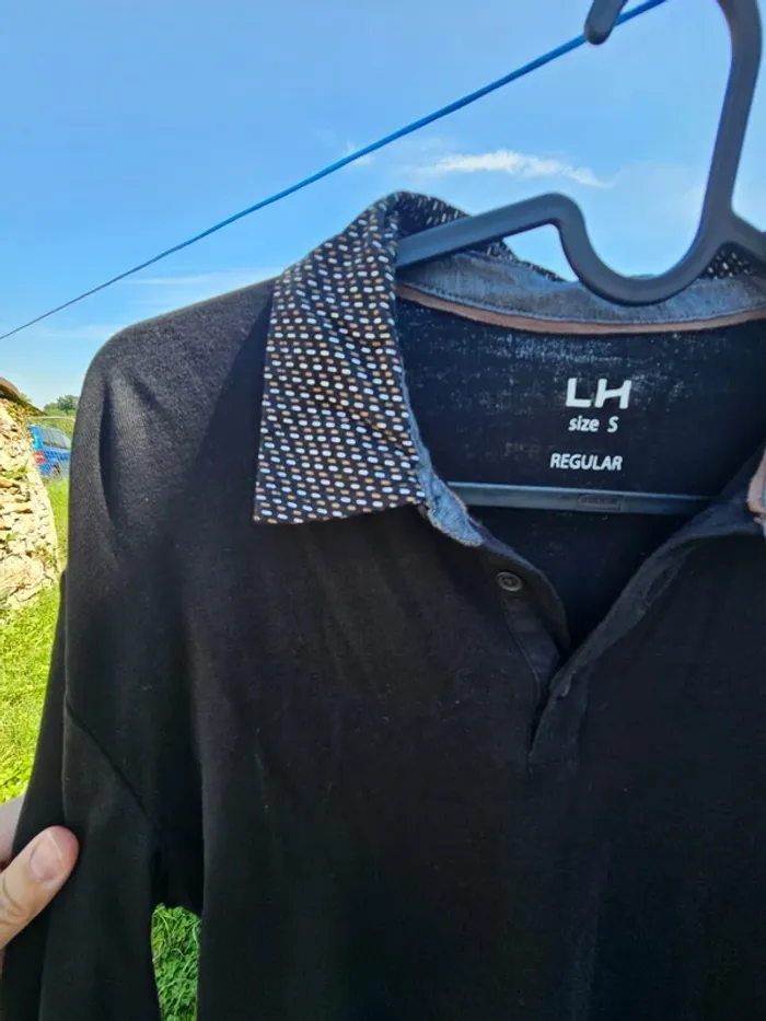 Polo col chemise manche longue homme adolescent - photo numéro 6