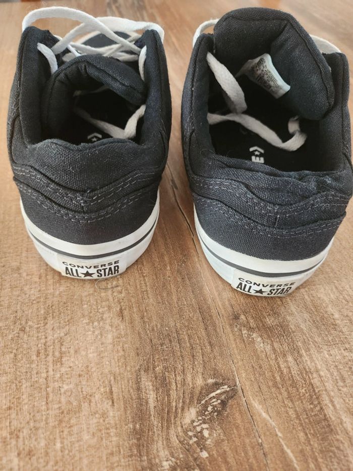 Converse all star très bon état noires et blanches 35 - photo numéro 3