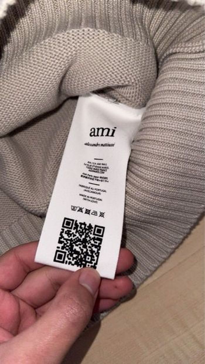 Pull ami paris marron claire - photo numéro 7