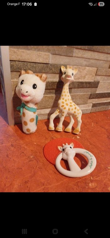 Ensemble de jouets Sophie la girafe 