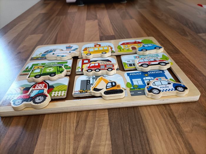 Puzzle labyrinthe bois voitures - photo numéro 4