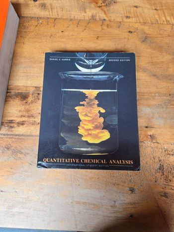Livre "Quantitative chemical analysis"