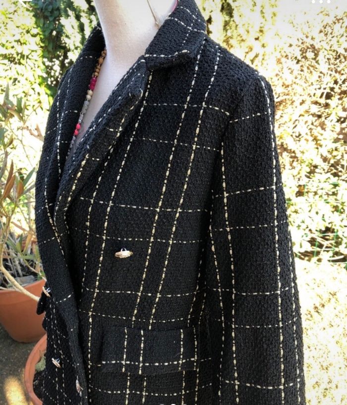 Veste noire mango - photo numéro 2