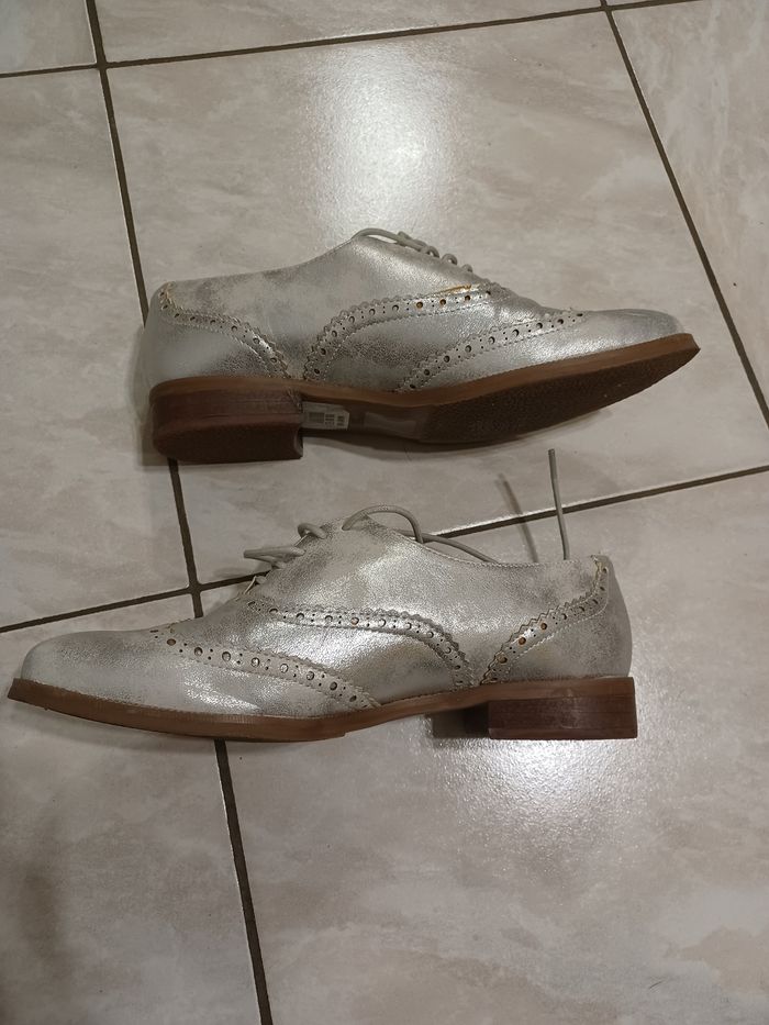 Derbies argentée Texto - photo numéro 3