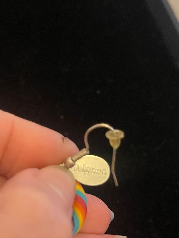 boucles d’oreilles colorées - photo numéro 4