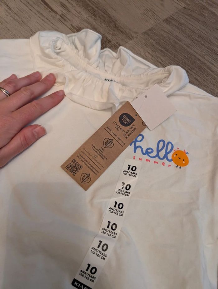 T-shirt 10 ans neuf Okaïdi - photo numéro 2