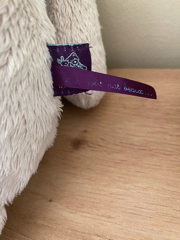 Peluche chien range pyjama activité les jolis pas beaux Moulin roty - photo numéro 4