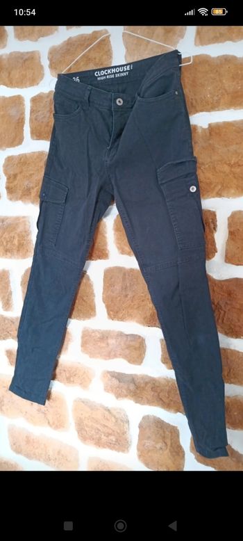 Pantalon cargo noir 
