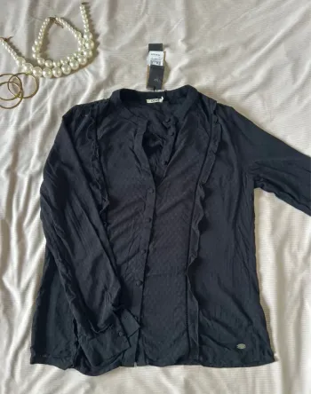 Blouse chemise ddp noir neuf avec étiquette