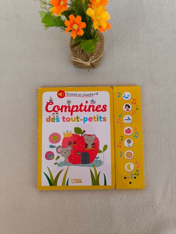 Livre sonore Comptines des tout-petits Lito