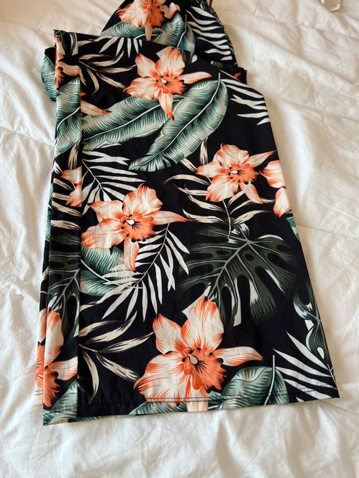 Pantalon Large Fleuri motifs Hawaiien Taille unique - photo numéro 3