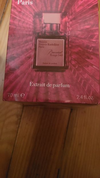 Extrait de parfum Baccarat