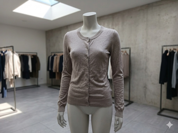 gilet avec ceinture  taupe Taille M Naf Naf Neuf