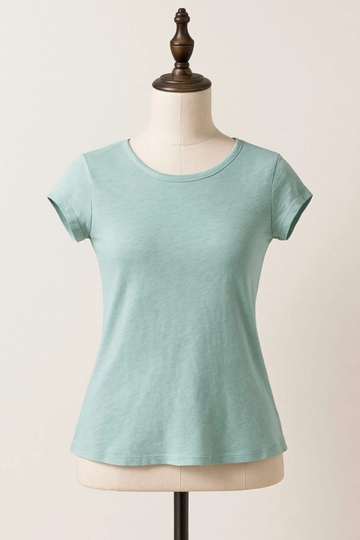 Tee shirt manche courte vert eau Poivre Blanc Taille 2 ans - photo numéro 2