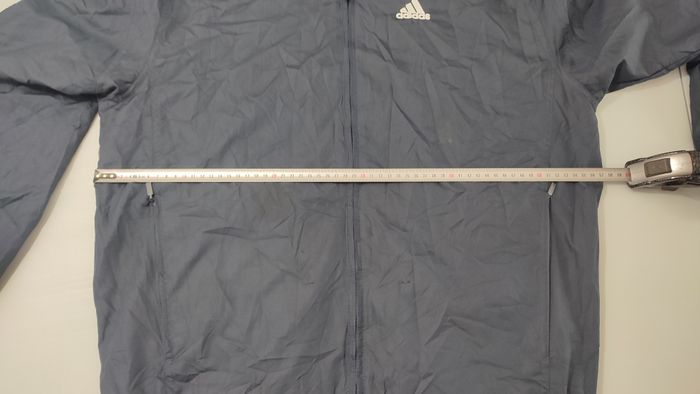 Vêtement vintage de marque Veste zippé Adidas bleu foncé 38/40 #D84 - photo numéro 5
