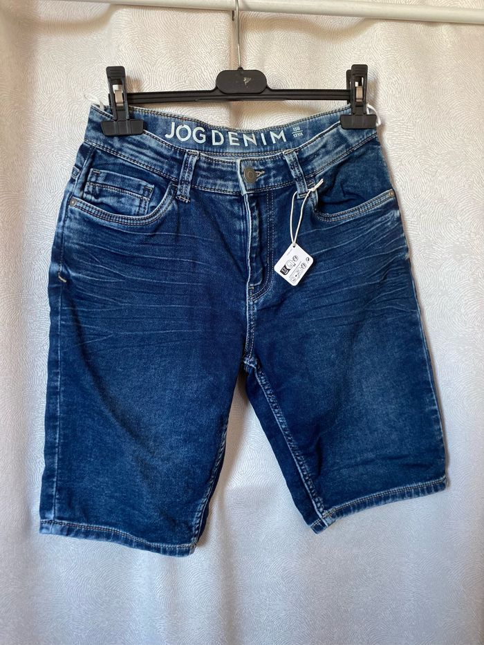 Short bermuda jog en jeans stretch 13 ans C&A