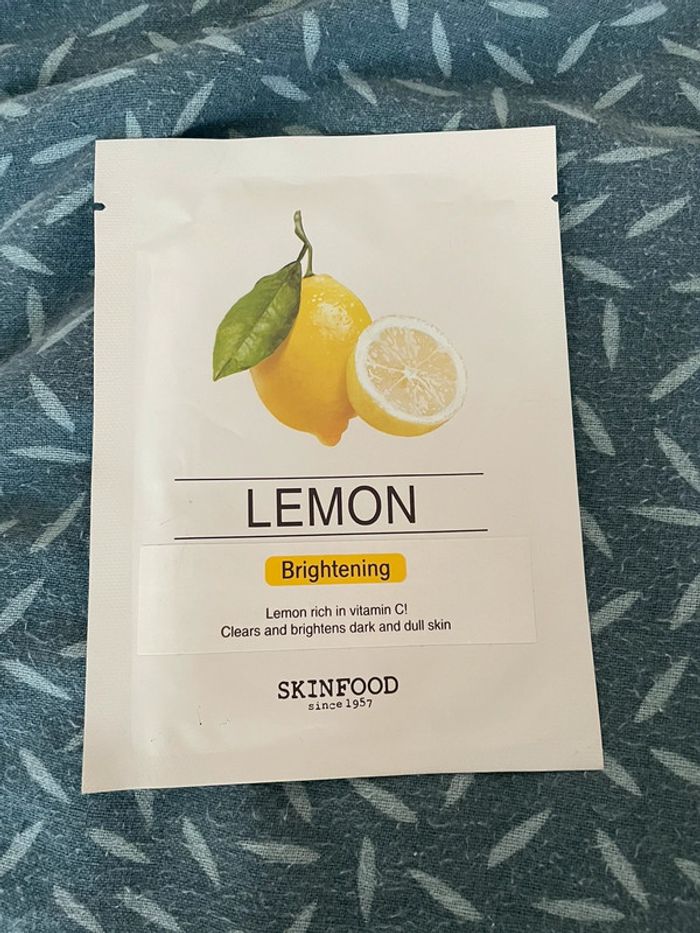 Masque visage lemon skinfood