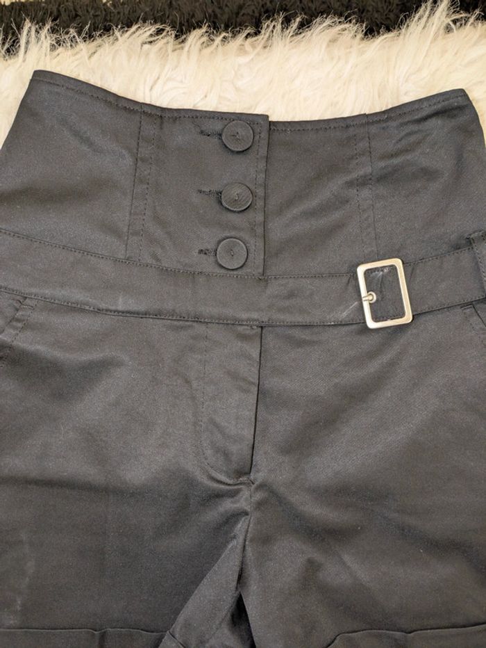 Short taille haute noir Morgan xs 34 - photo numéro 3