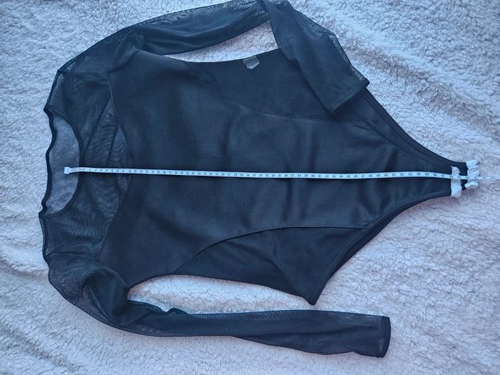 Body Manche longue Noir et transparent - photo numéro 13