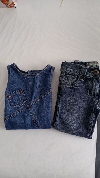 Robe et Pantalon en Jean's