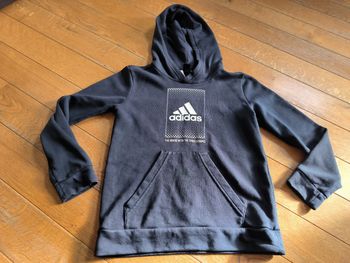 Sweat à capuche Adidas taille 9-10 ans noir