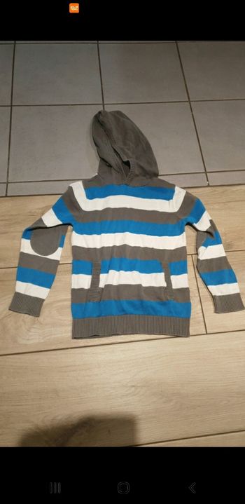 Pull capuche garçon 8 ans