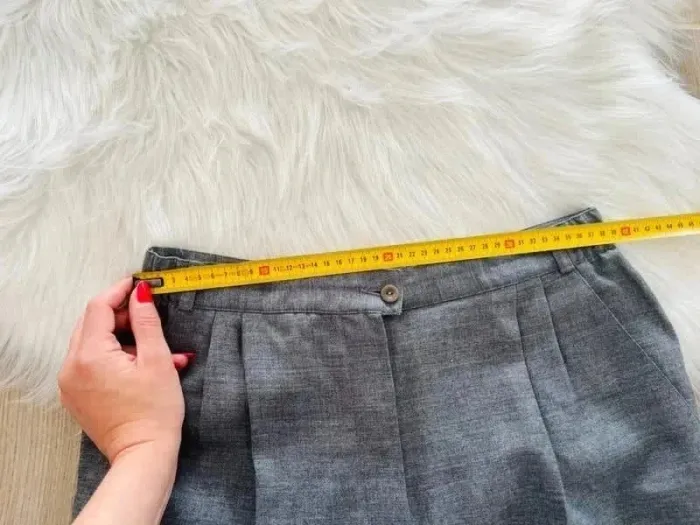 Pantalon vintage femme gris 40/L - photo numéro 6