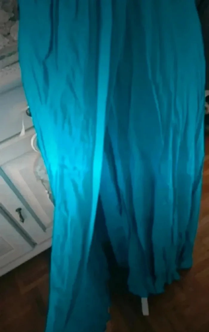 Robe cache coeur portefeuille turquoise Borabora Taille M  Neuve - photo numéro 5