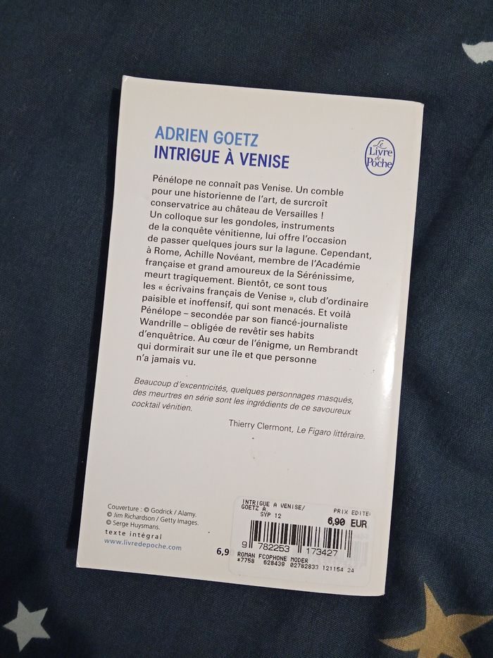 Livre (116) 📚 Intrigue à venise - photo numéro 2