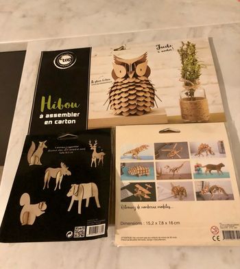 Loisirs créatif animaux à assembler