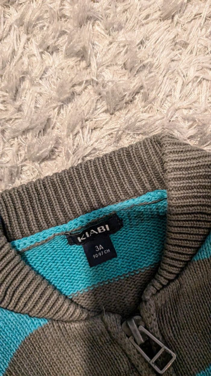 Gilet zippé Kiabi 3 ans - photo numéro 2
