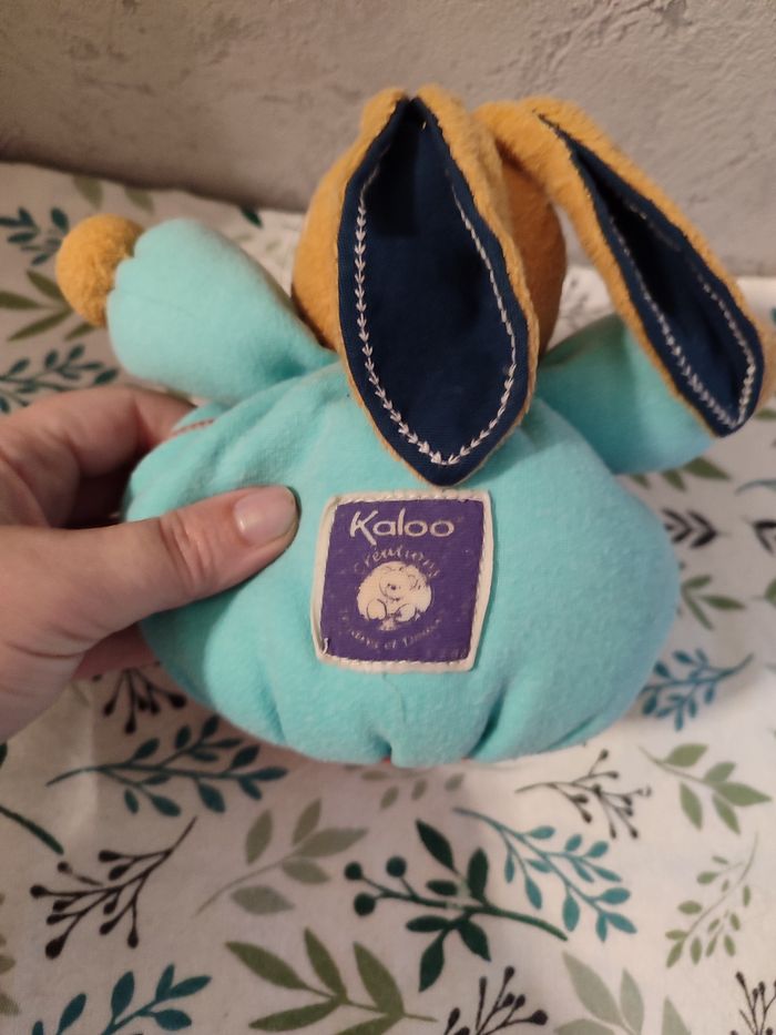 Doudou lapin kaloo ''calin'' - photo numéro 2