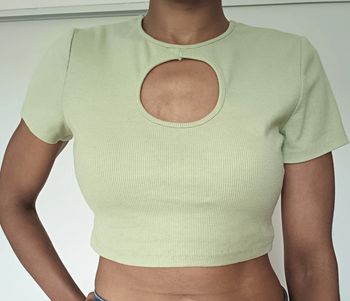 Crop top vert