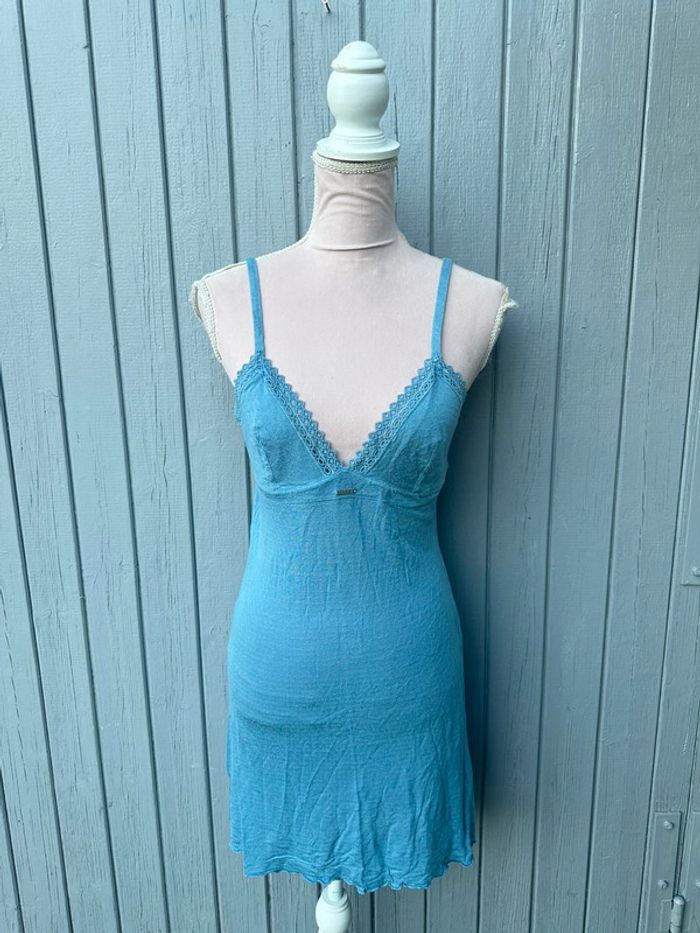Nuisette bleu clair fines bretelles ikks 42/XL